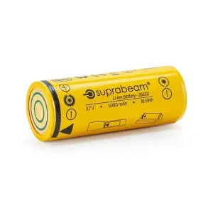 Suprabeam - Li-Ion 26650 5000mAh battery (Q7xrs)