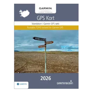 Garmin Íslandskort 2026 - Rafræn útgáfa