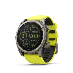 Fenix 8 - 51mm, Solar Sapphire - Grátt